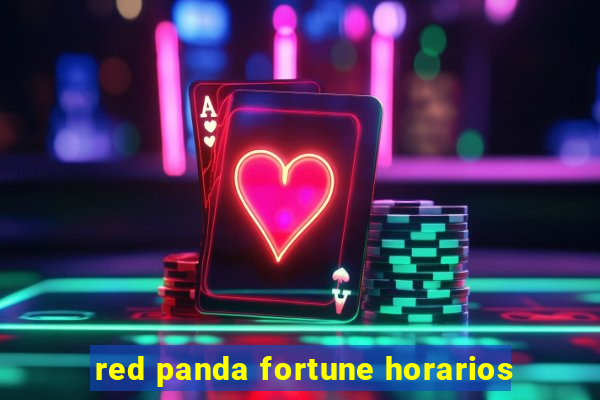 red panda fortune horarios